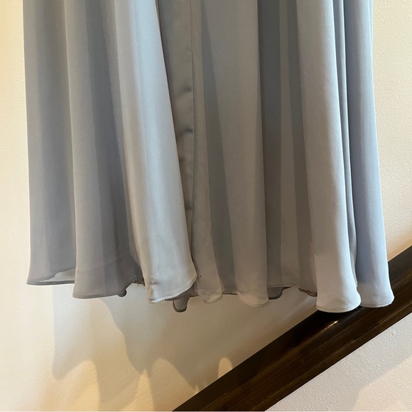 Hayley Paige Bridesmaid Dress Size XS/0 Cornflower Blue - Picture 11 of 14